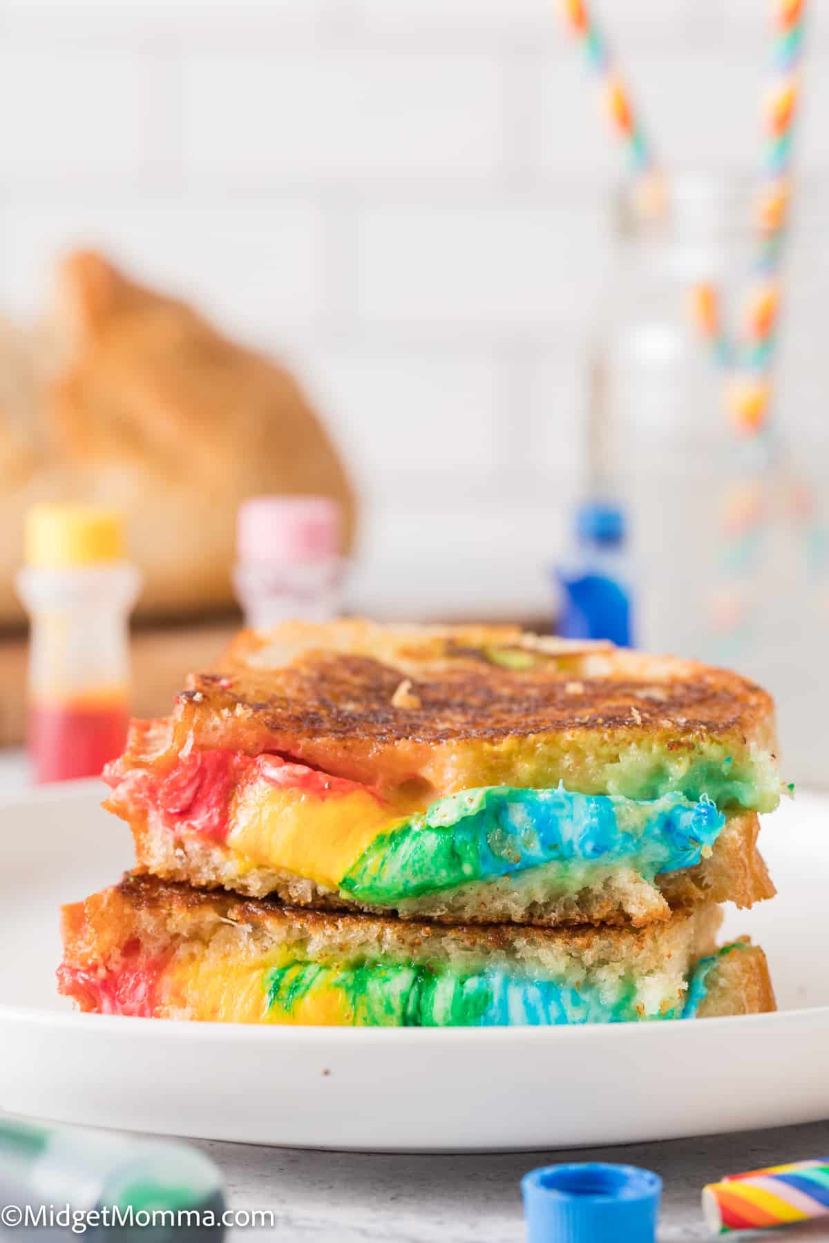 Rainbow Grilled Cheese Sandwich Recipe