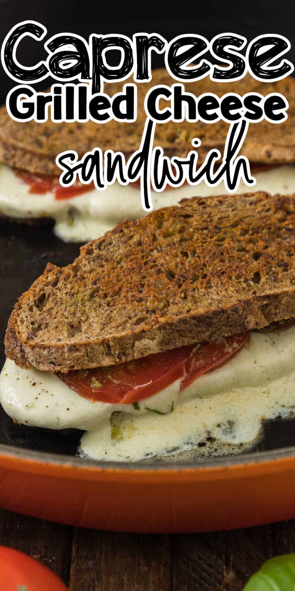 Caprese Grilled Cheese Sandwich • MidgetMomma