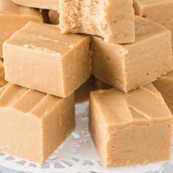 2 Ingredient Peanut Butter Microwave Fudge