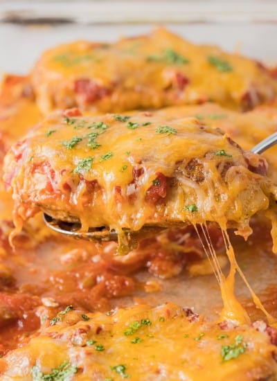 Cheesy Baked Salsa Chicken Recipe