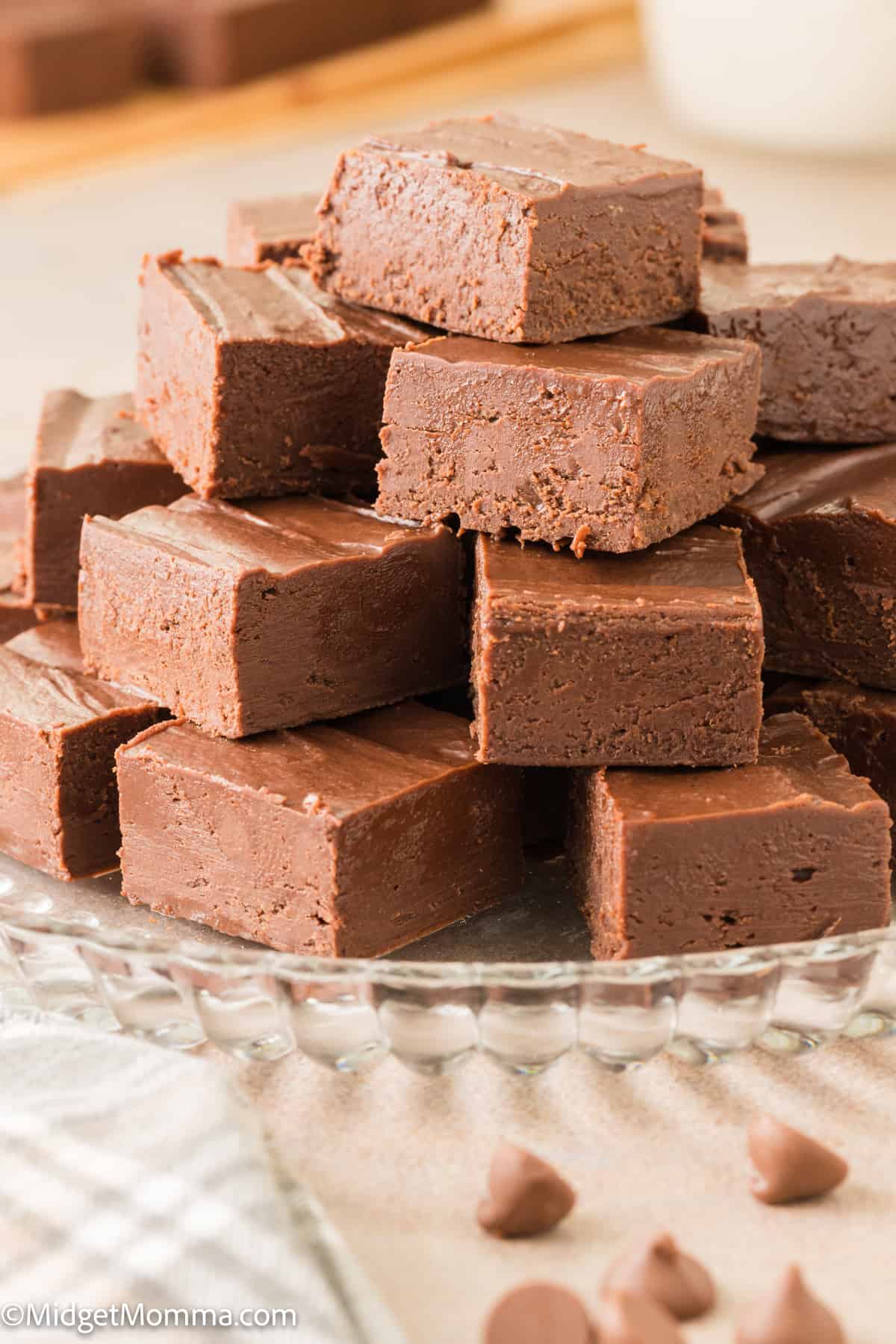 Easy Two Ingredient Chocolate Microwave Fudge Recipe