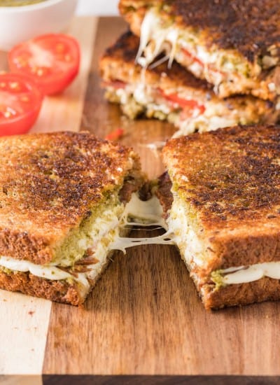 Pesto Grilled Cheese Sandwich Recipe