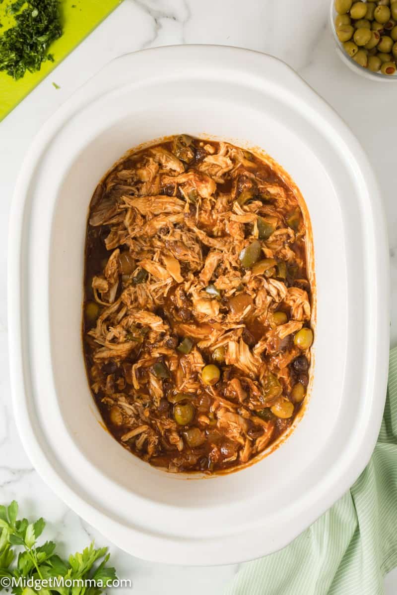 Slow Cooker Cuban Style Chicken Fricassee Recipe