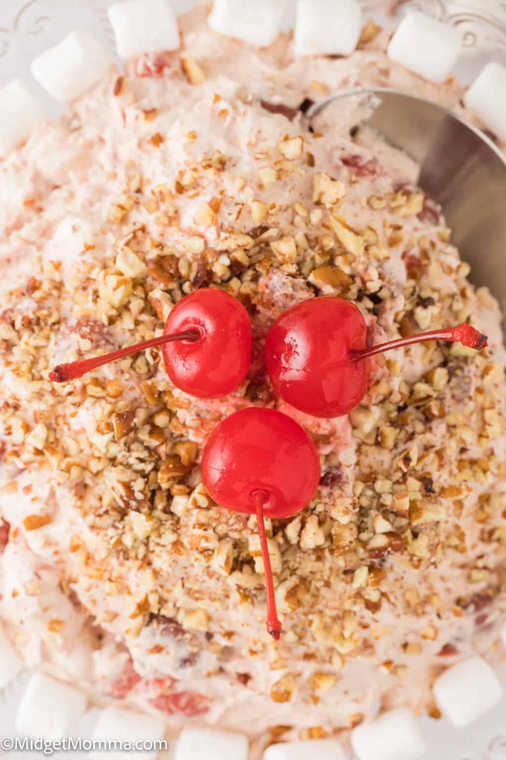 Easy Cherry Fluff Salad Recipe (Dessert or Side dish!)