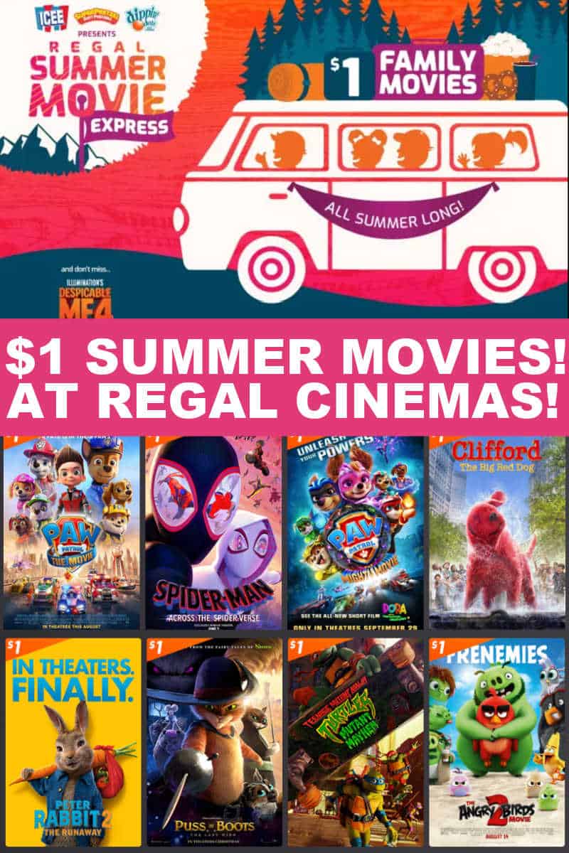 Regal Summer movies program - $1 movie