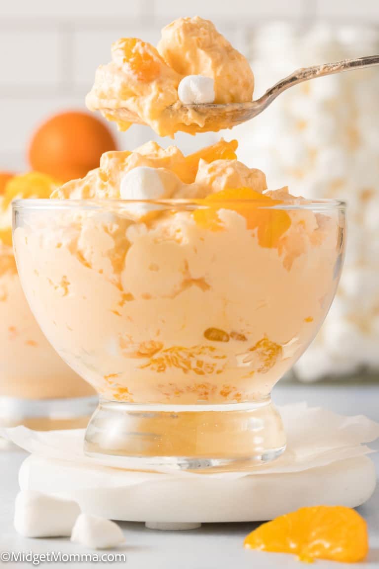 The Best Mandarin Orange Fluff Salad Recipe • MidgetMomma