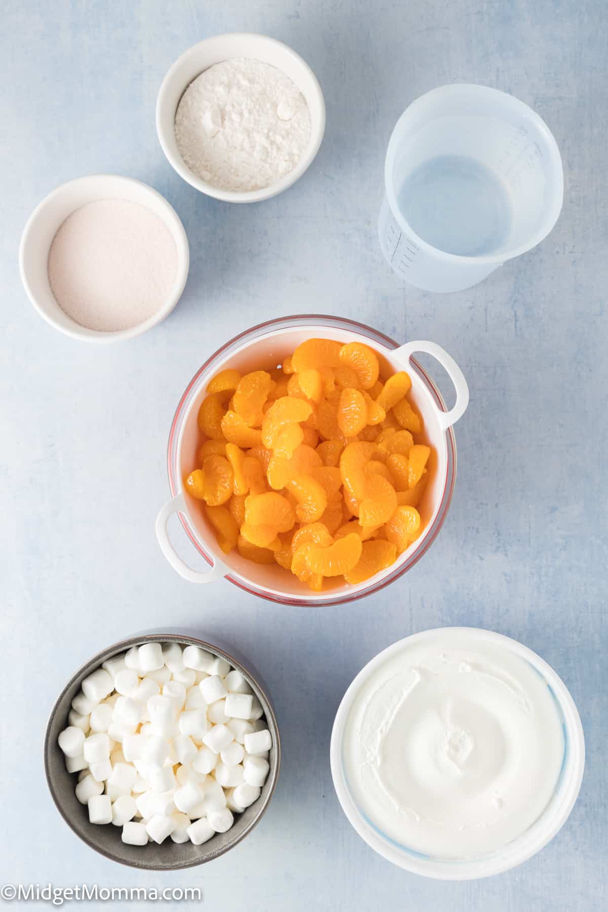 The Best Mandarin Orange Fluff Salad Recipe ingredients