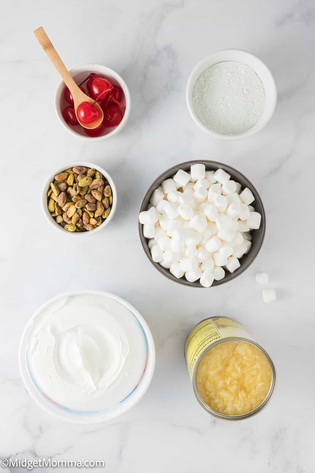 Watergate Salad Recipe (Pistachio Fluff Salad) ingredients