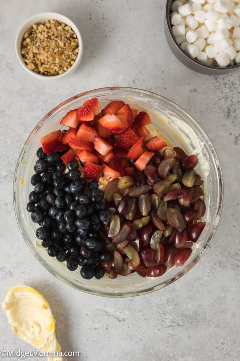 Creamy vanilla pudding fruit salad recipe midgetmomma