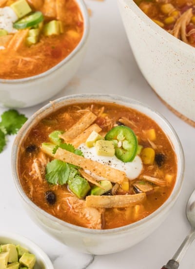 Easy 30-Minute Chicken Tortilla Soup Recipe