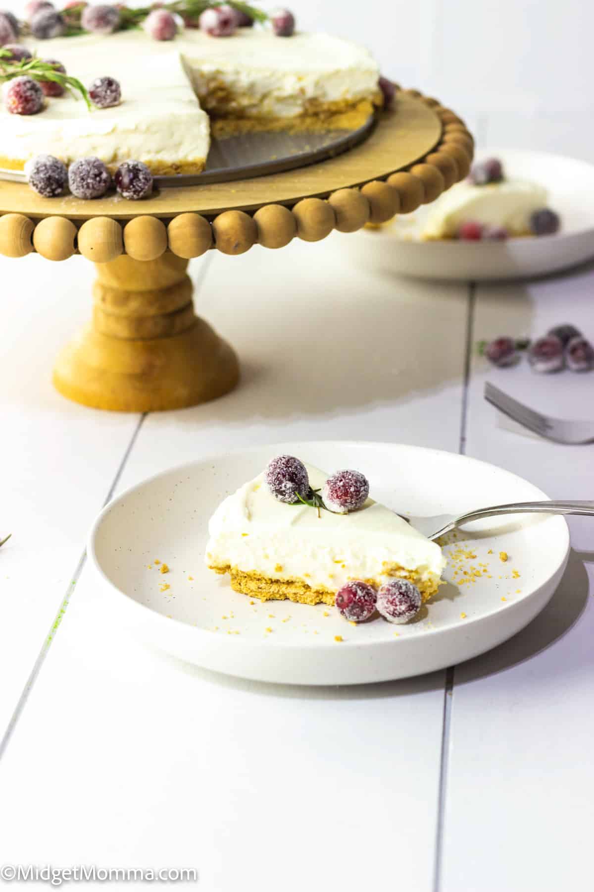 Vanilla No Bake Cheesecake