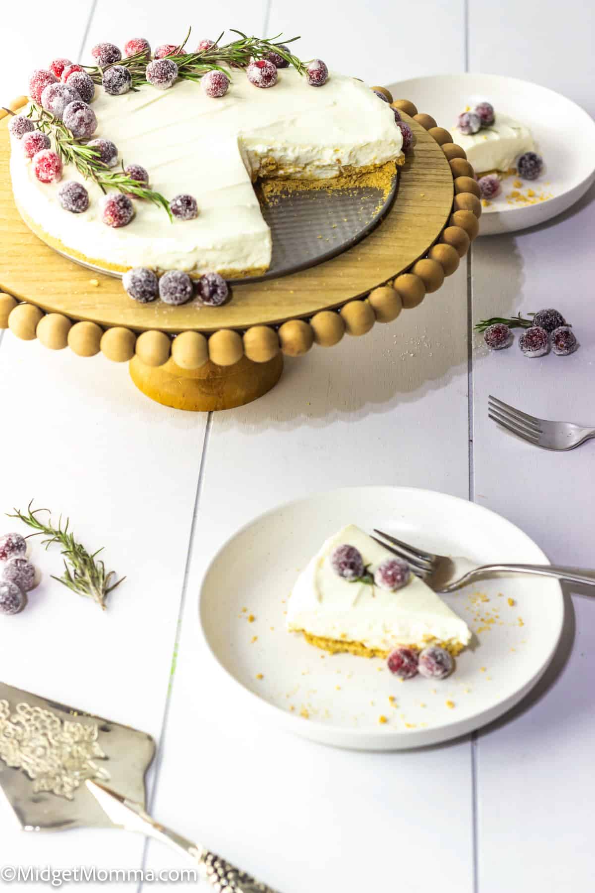 Vanilla No Bake Cheesecake