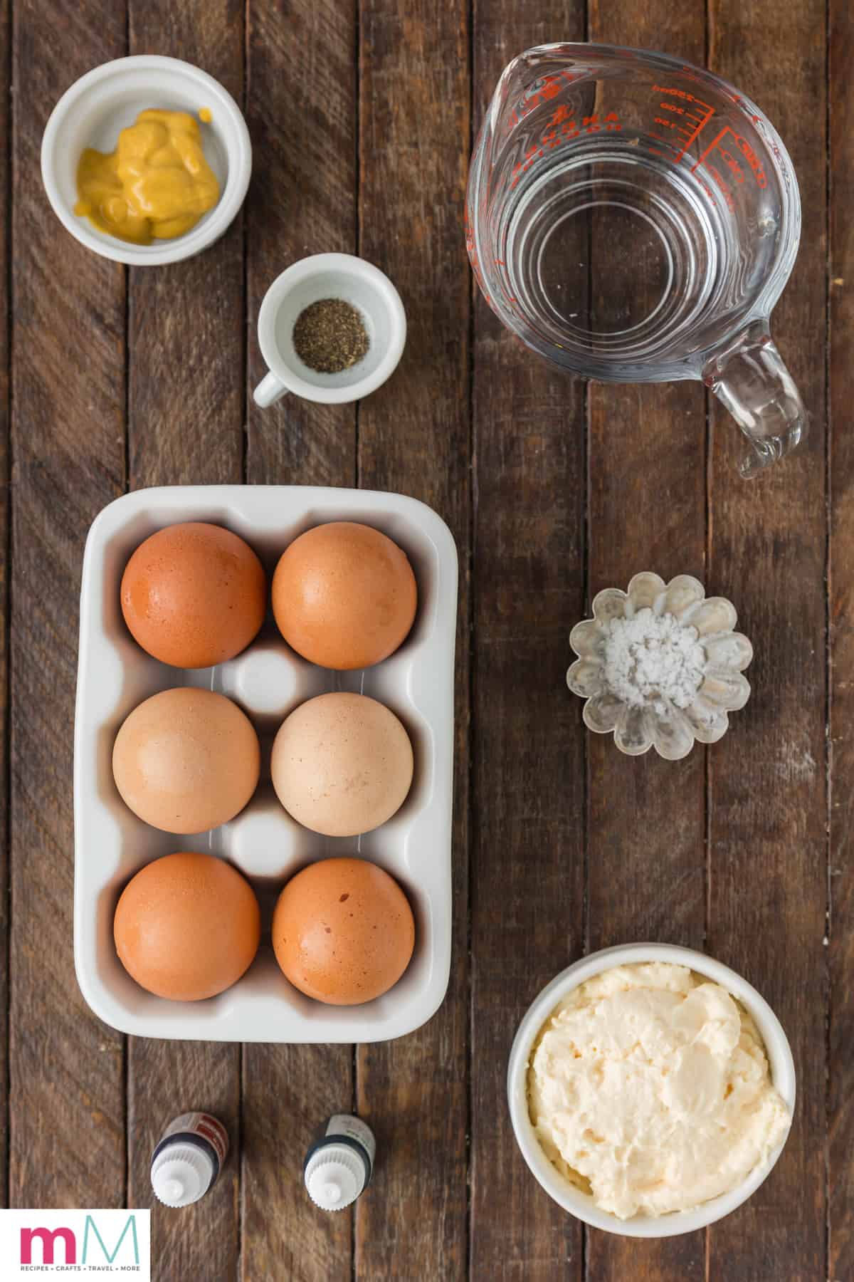 Christmas Deviled Eggs Recipe Ingredients