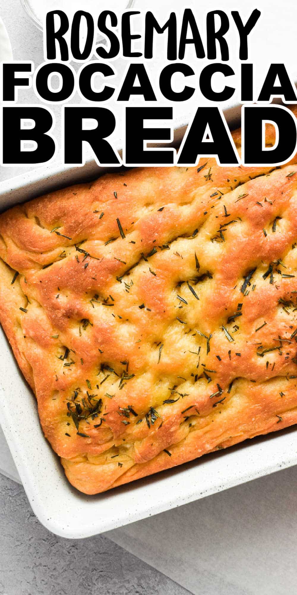 Easy Focaccia Bread Recipe with Rosemary and Sea Salt • MidgetMomma