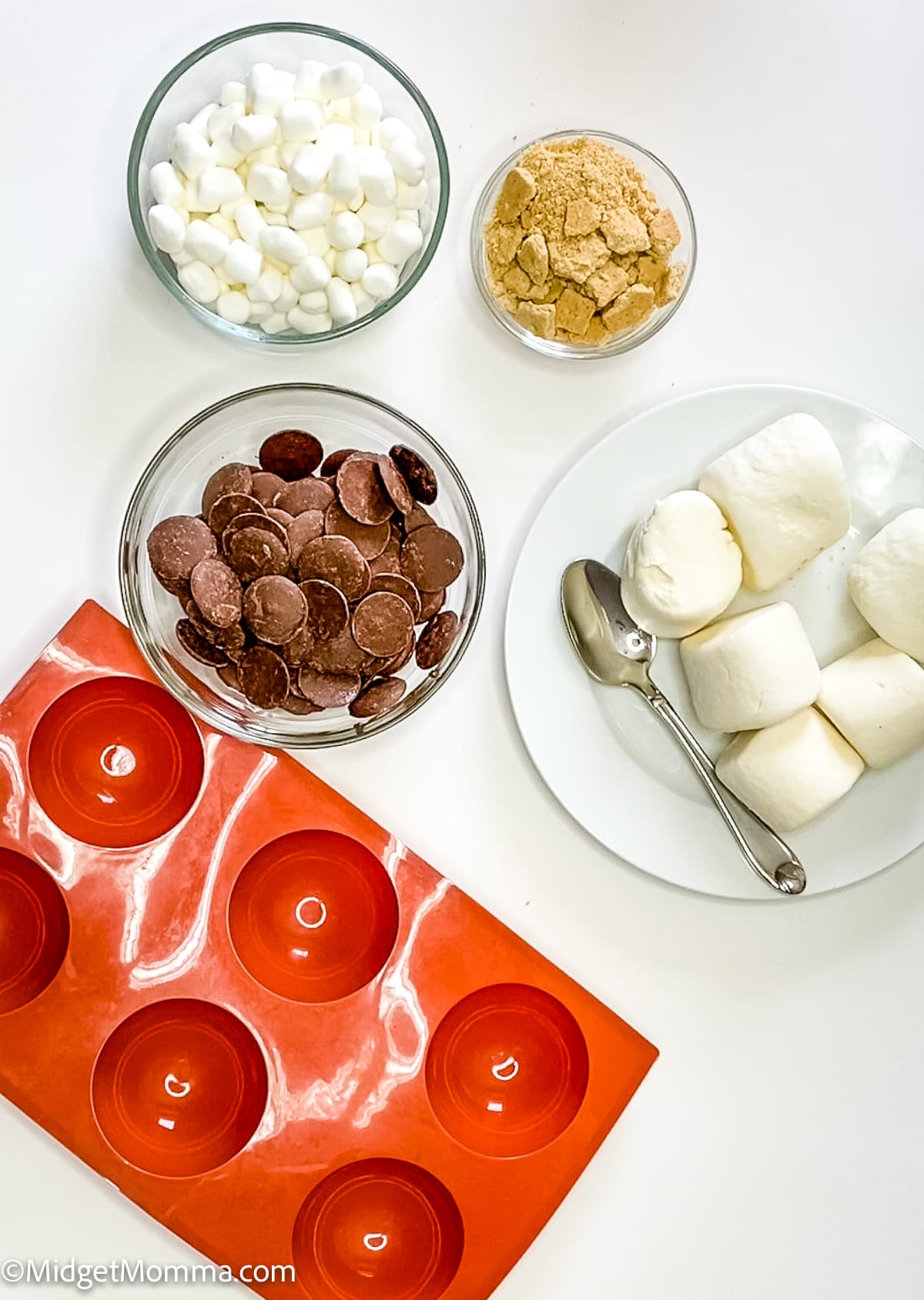 smores hot chocolate bombs recipe ingredients