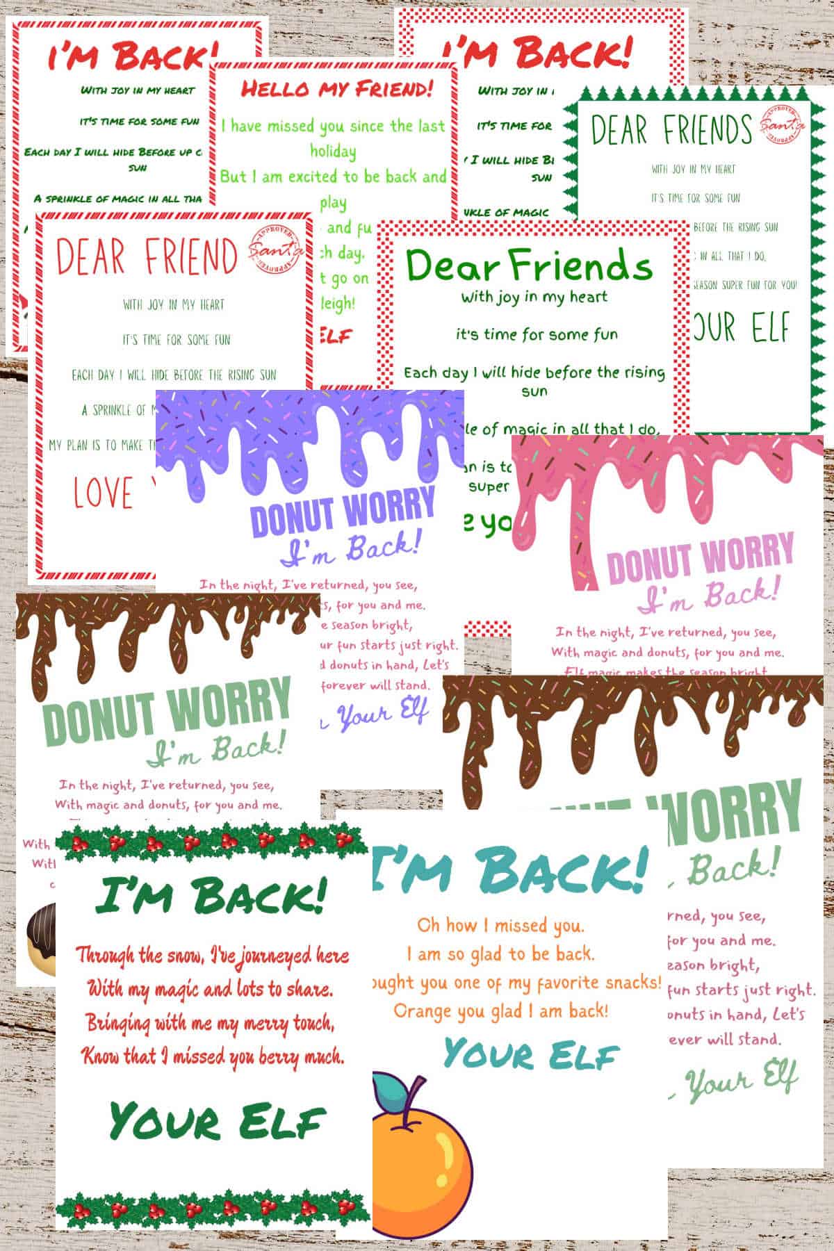 Elf on the Shelf Arrival letters - Printable Elf on the Shelf arrival letter