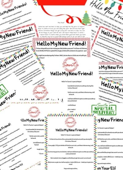 Elf on the Shelf Arrival Letter FREE Printables