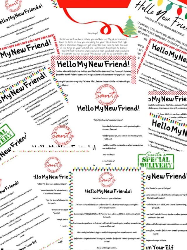 Elf on the Shelf Arrival Letter – FIRST ELF VISIT