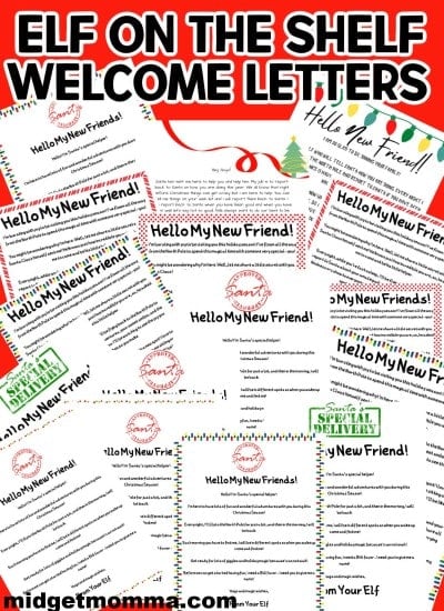 Elf on the Shelf Arrival Letter FREE Printables