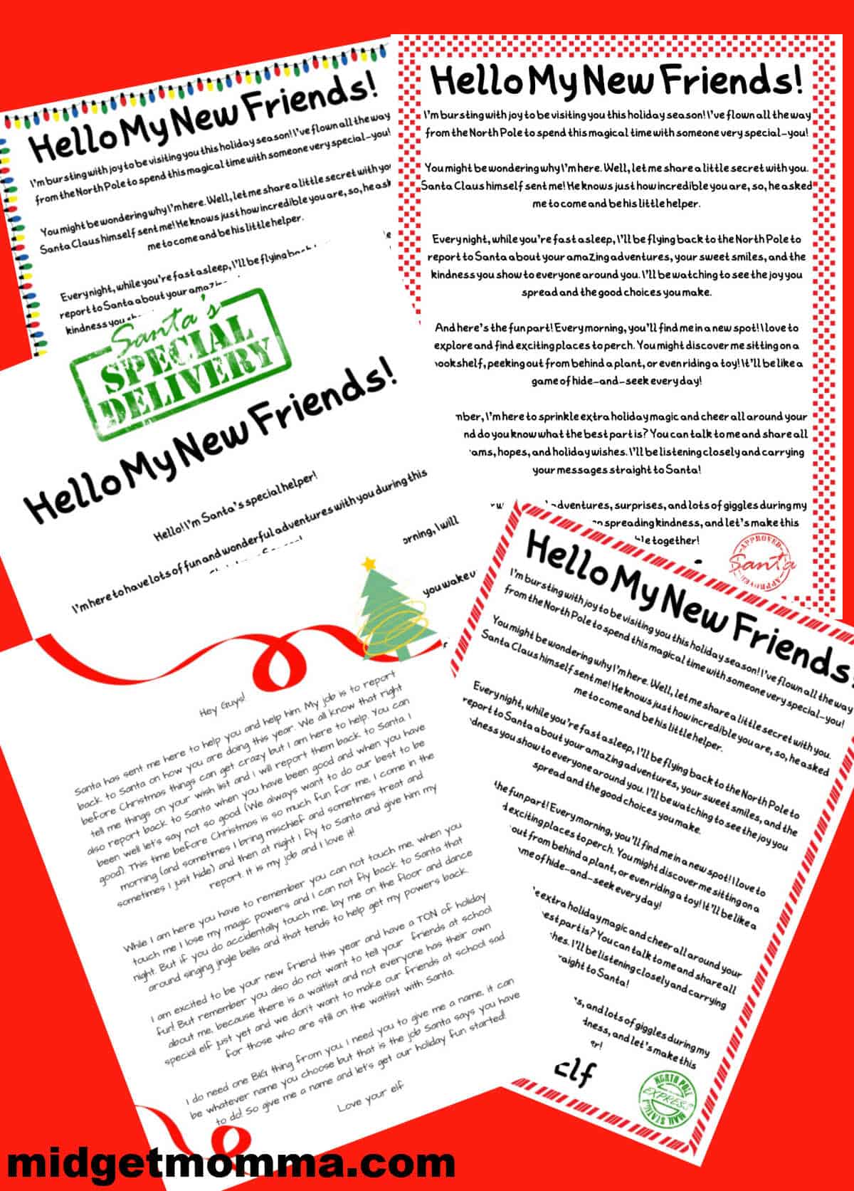 Elf on the Shelf Arrival Letter FREE Printables