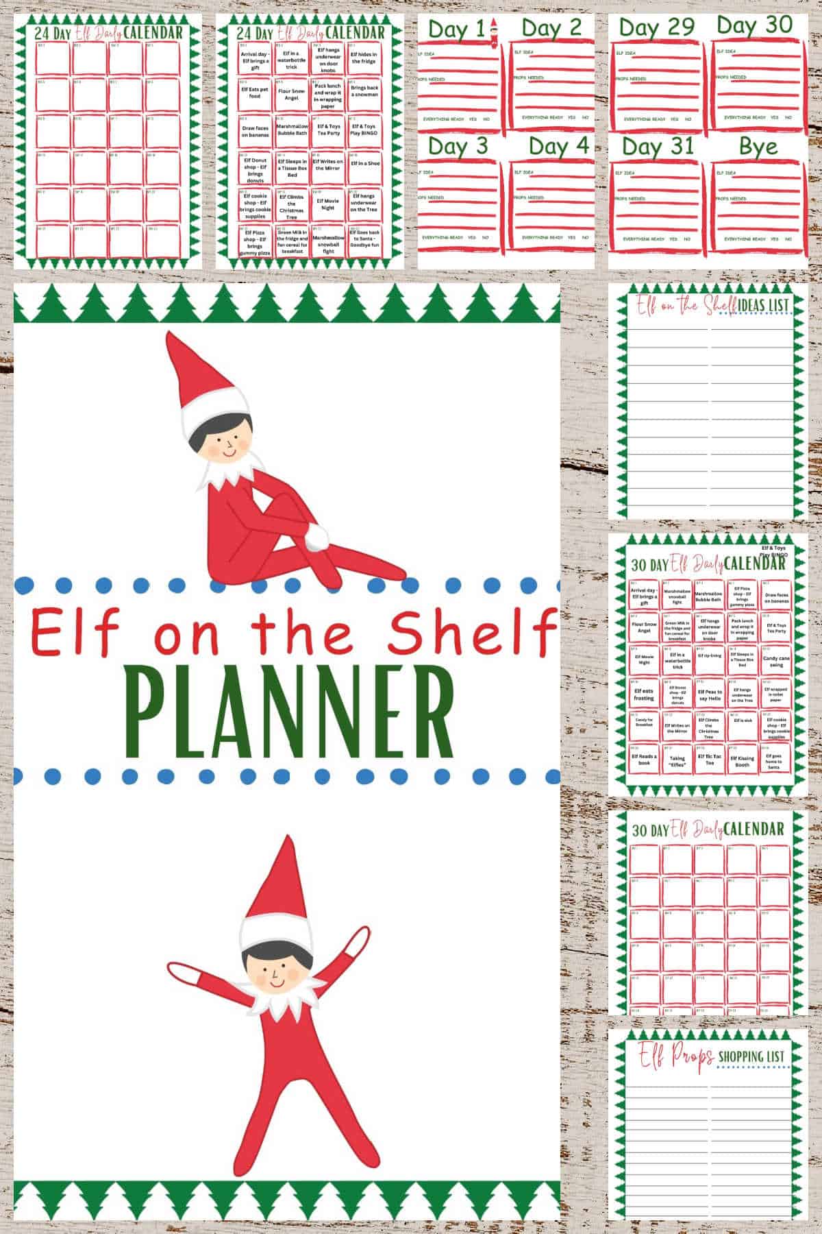 Elf on the shelf planner.