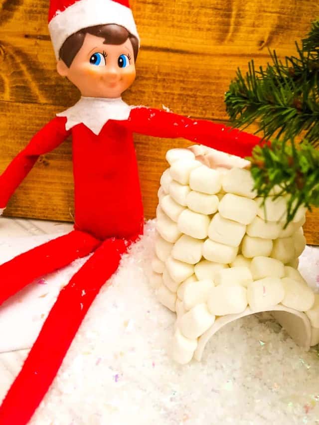 Easy Elf on the Shelf Ideas with Marshmallows