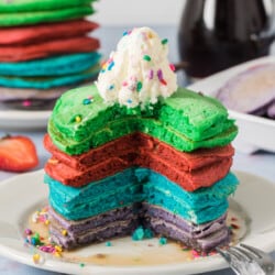 Rainbow Pancakes Recipe