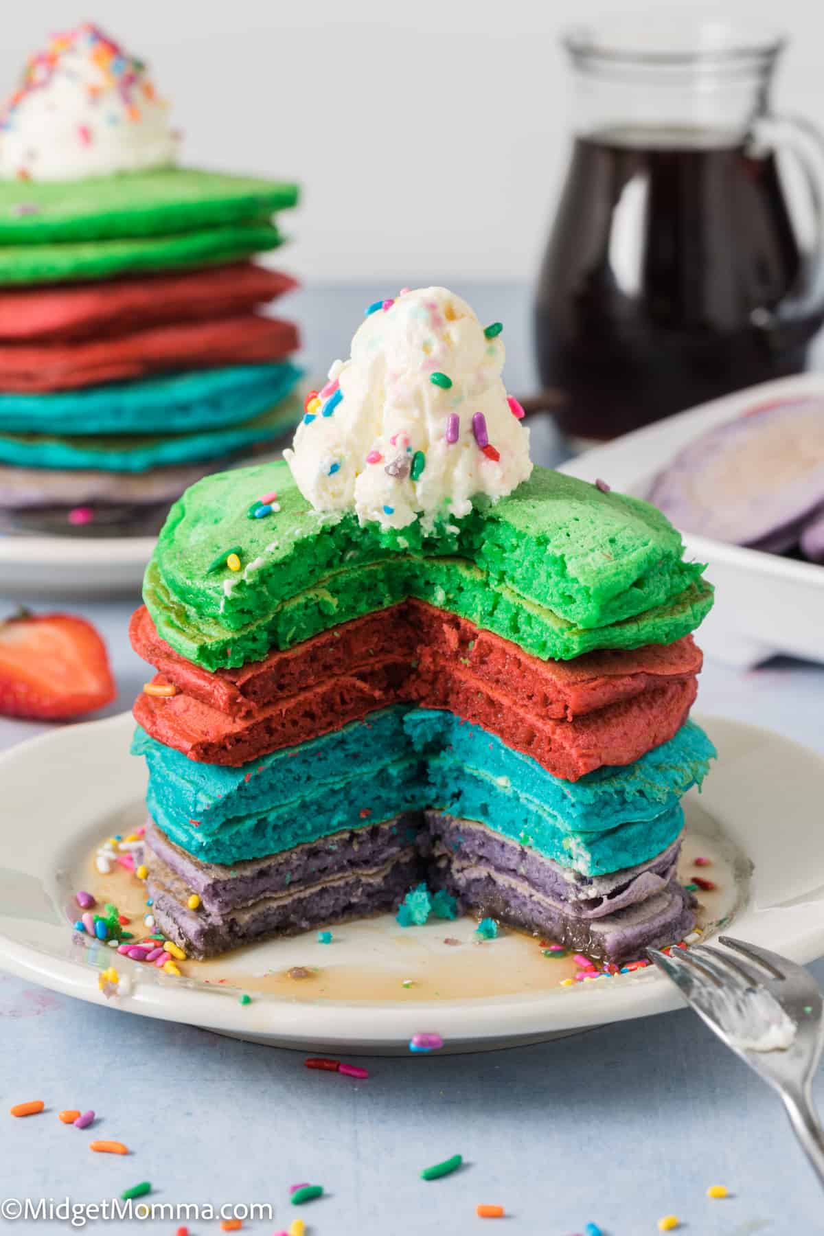 Rainbow Pancakes Recipe