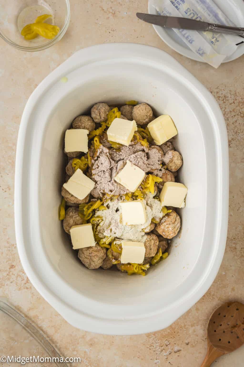 Slow Cooker Mississippi Meatballs Recipe • MidgetMomma