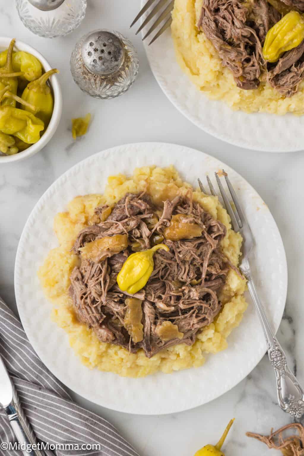 Slow Cooker Mississippi Pot Roast Recipe • MidgetMomma
