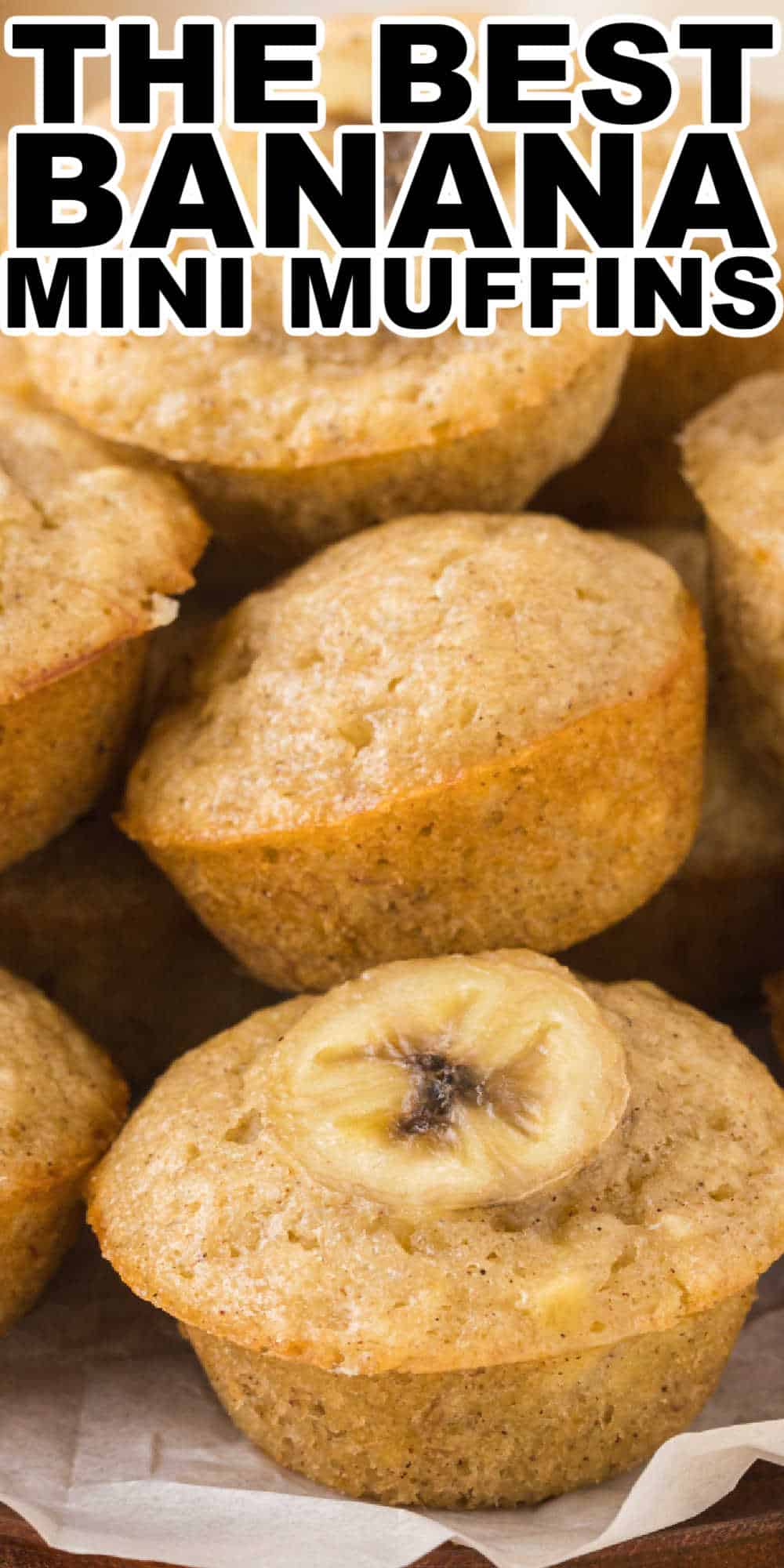 Mini Banana Muffins Recipe • MidgetMomma