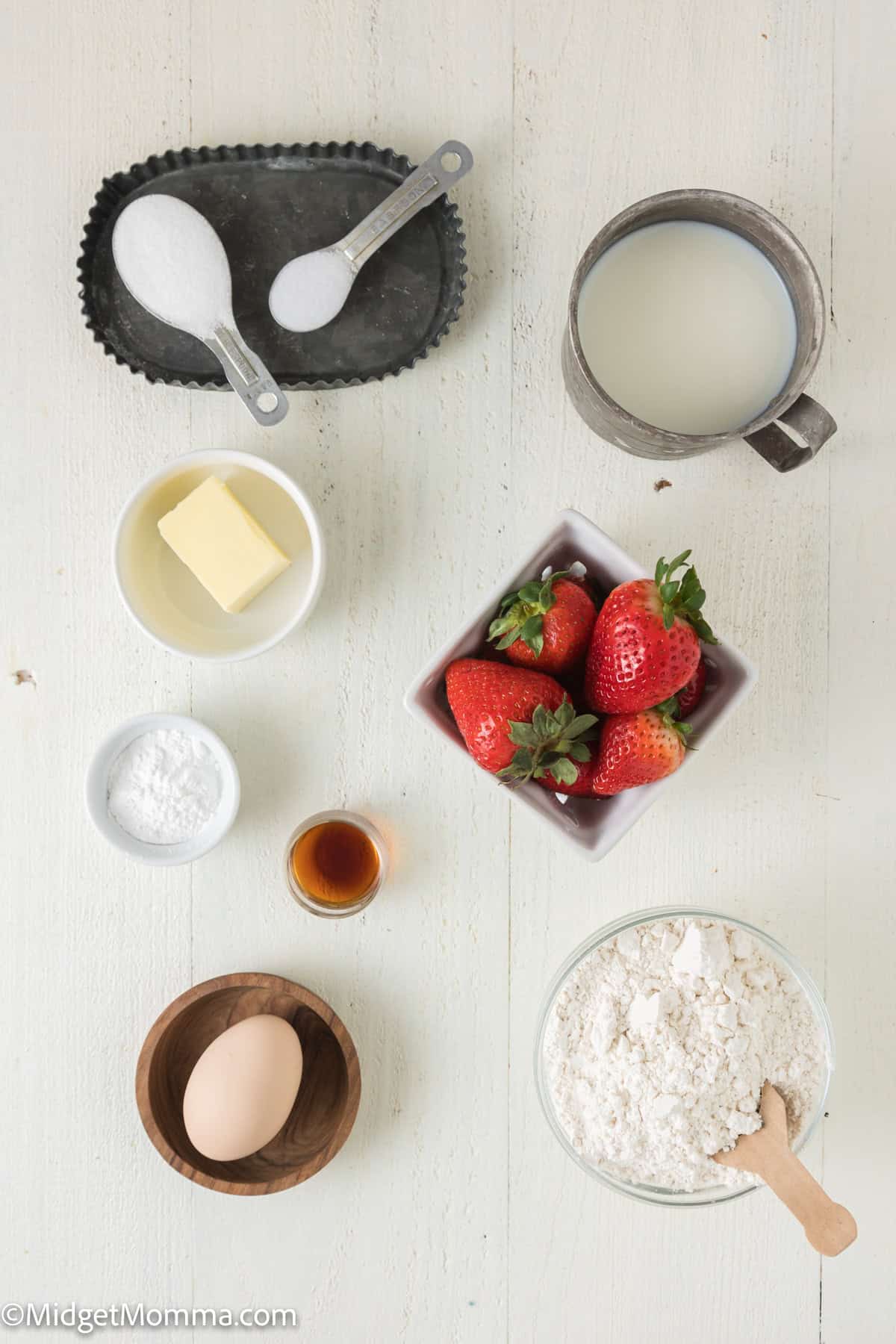 Strawberry Pancakes Recipe Ingredients