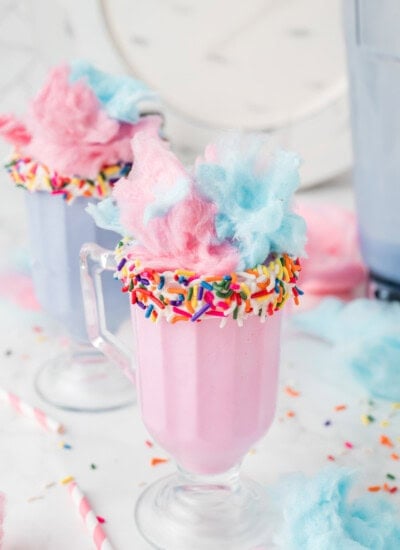 Cotton Candy milkshake recipe