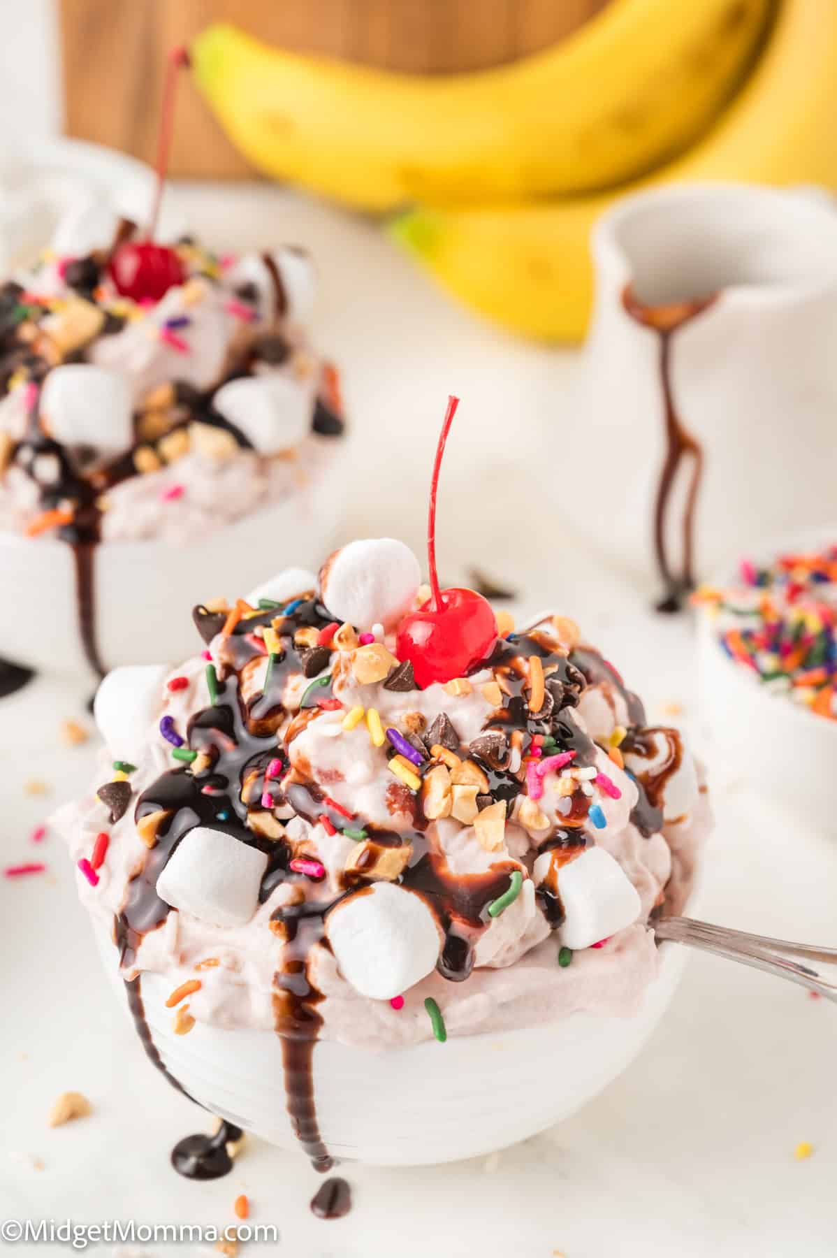Banana Split Fluff Salad