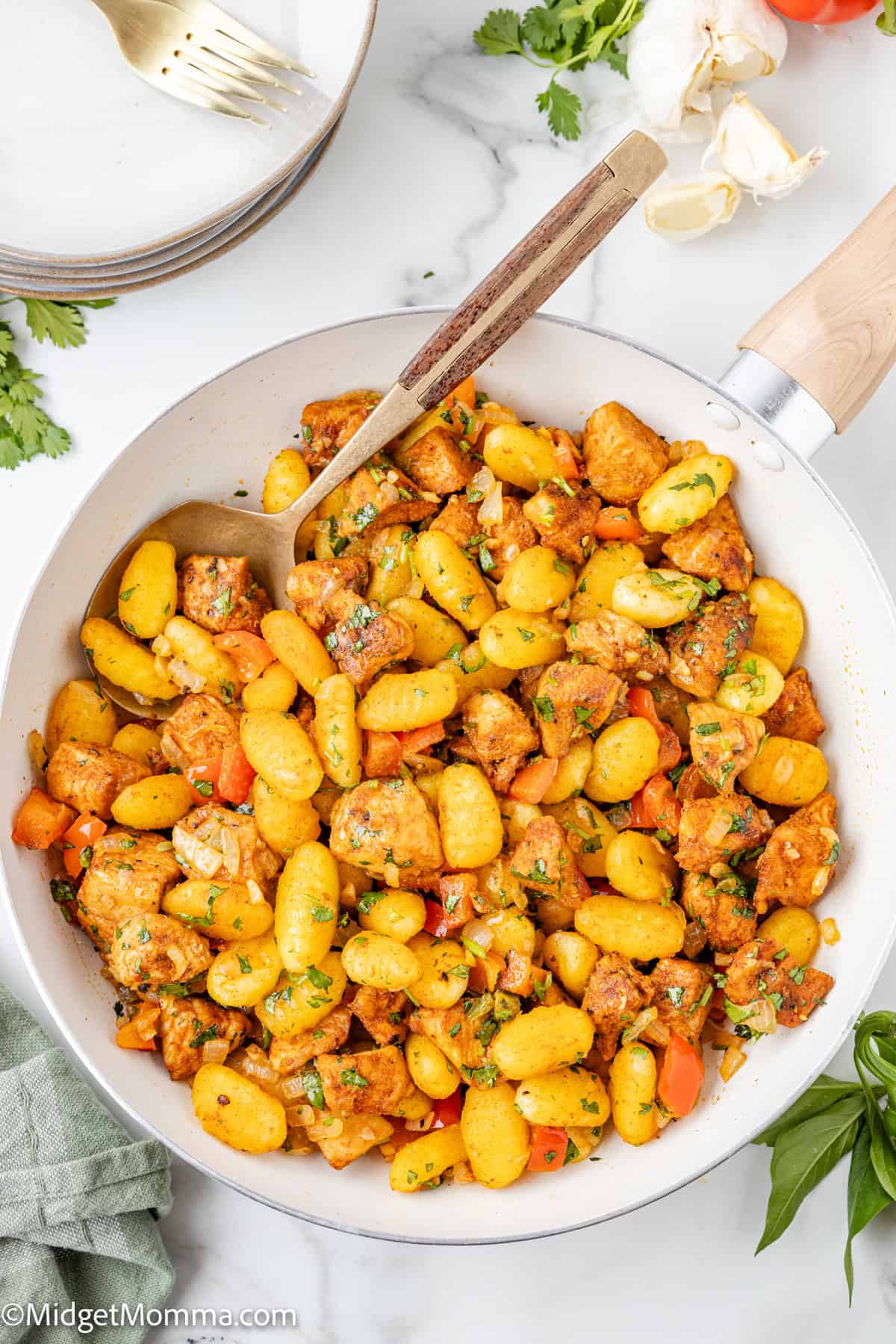 Skillet Chicken and Gnocchi recipe