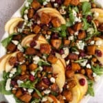 Harvest Salad recipe made on a salad platter